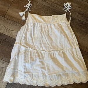 By Anthropologie Tie-Shoulder Cami